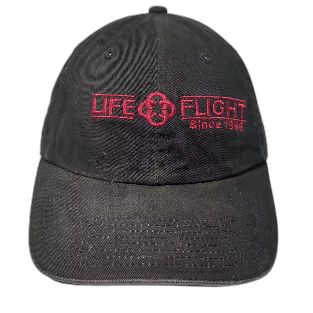 Kati Life Flight Saint Alphonsus Boise Idaho Trucker Hat Black Red OS Logo